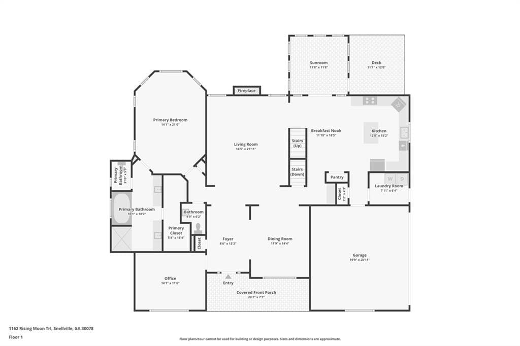 5 bedroom, 5 bathroom, 4,837 sq ft single family residence for sale at 1162 Rising Moon Trail, Snellville, GA 30078 — photo 8