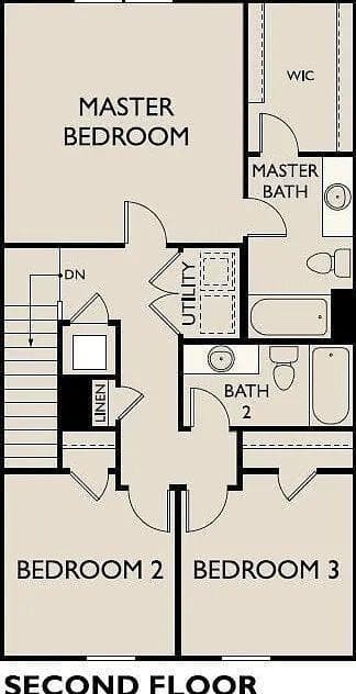3 bedroom, 3 bathroom, 1,589 sq ft townhouse for sale at 1626 Larkspur Trail, Conyers, GA 30012 — photo 7
