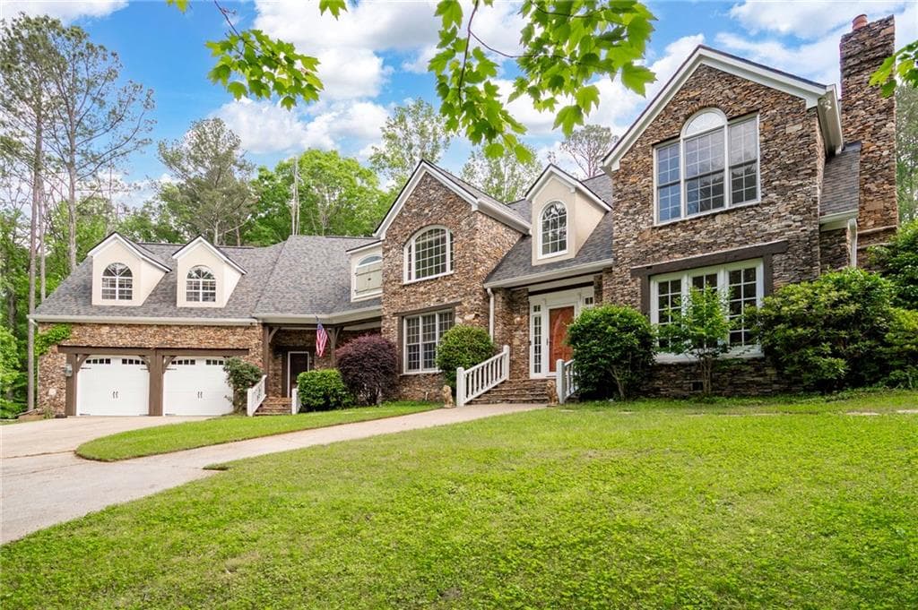5 bedroom, 6 bathroom, 6,529 sq ft single family residence for sale at 355 Clark Creek Pass, Acworth, GA 30102