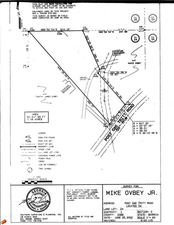 unimproved land for sale at 4633 Post Oak Tritt Road, Marietta, GA 30062 — photo 2