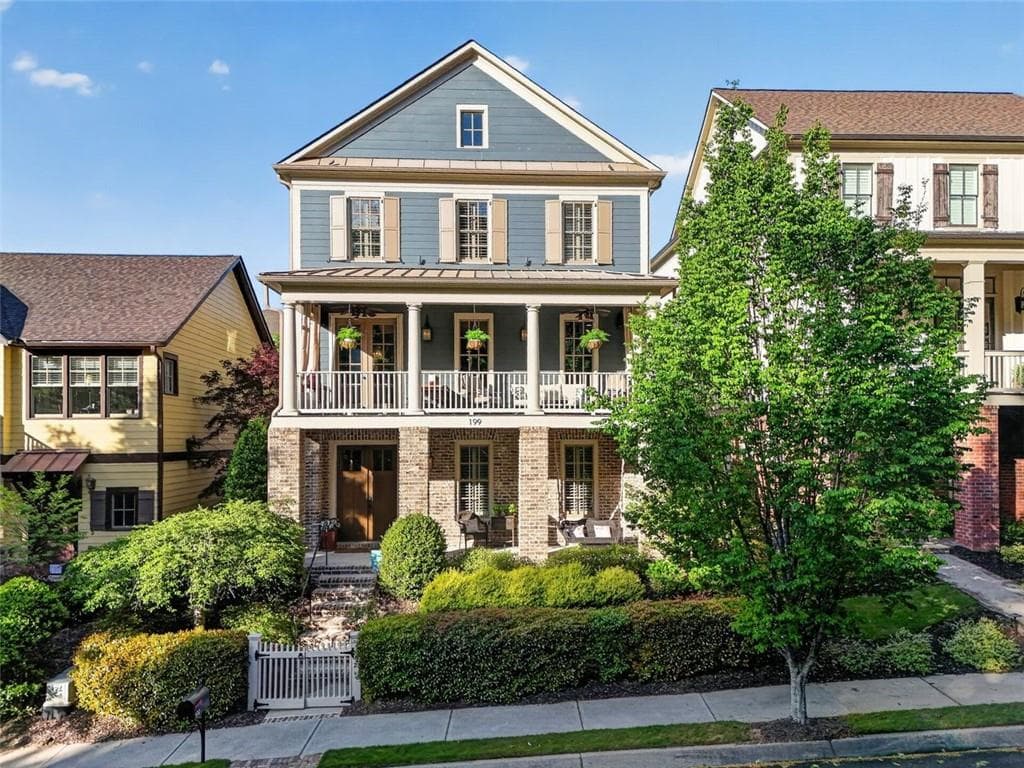 5 bedroom, 4 bathroom, 3,480 sq ft single family residence sold at 199 Hubbard Road, Woodstock, GA 30188
