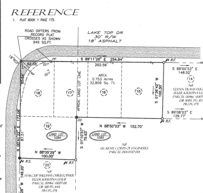 unimproved land for sale at 39 Lake Top Drive, Cartersville, GA 30121