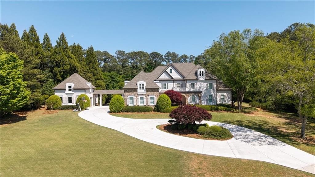 7 bedroom, 8 bathroom, 10,505 sq ft single family residence sold at 11045 Bowen Road, Roswell, GA 30075