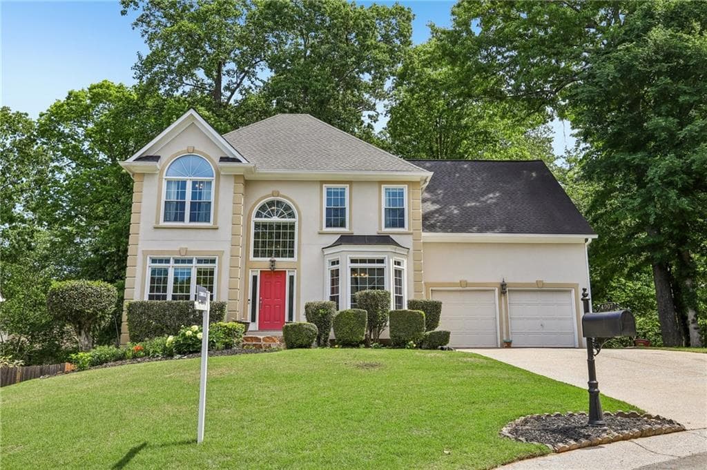 5 bedroom, 4 bathroom, 3,628 sq ft single family residence sold at 4007 Oakview Court, Woodstock, GA 30189