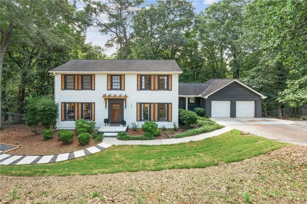 4 bedroom, 3 bathroom, 2,442 sq ft single family residence sold at 217 Skyland Drive, Roswell, GA 30075