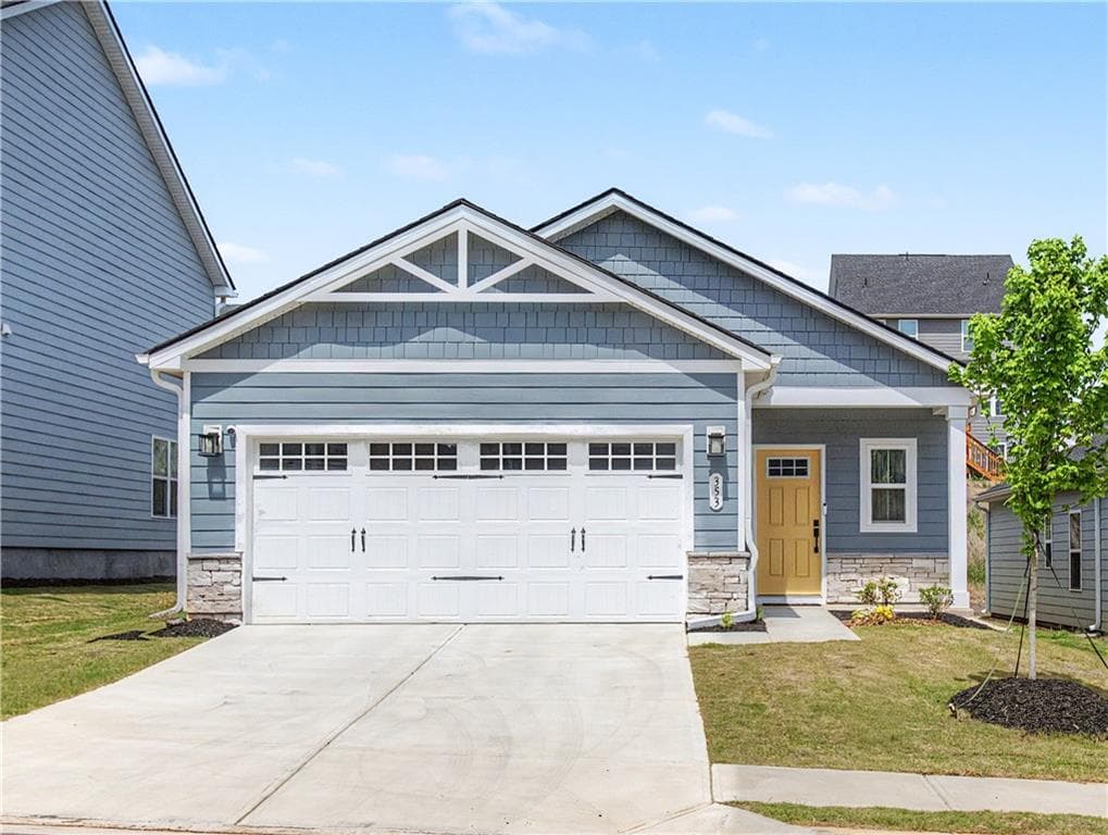 3 bedroom, 2 bathroom, 1,437 sq ft single family residence under contract at 353 Moosehead Trail, Hoschton, GA 30548