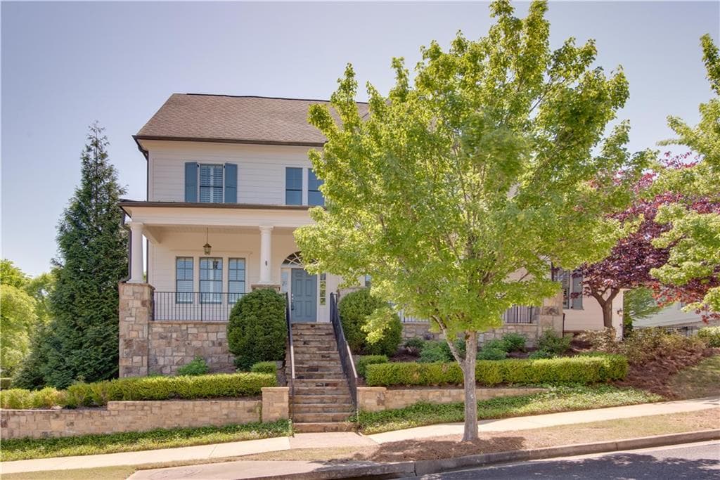 6 bedroom, 6 bathroom, 7,243 sq ft single family residence sold at 3005 Evelyn Lane, Alpharetta, GA 30004