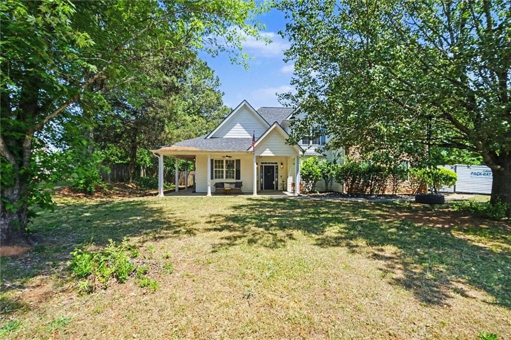 4 bedroom, 3 bathroom, 2,375 sq ft single family residence sold at 25 Penny Lane, Hoschton, GA 30548