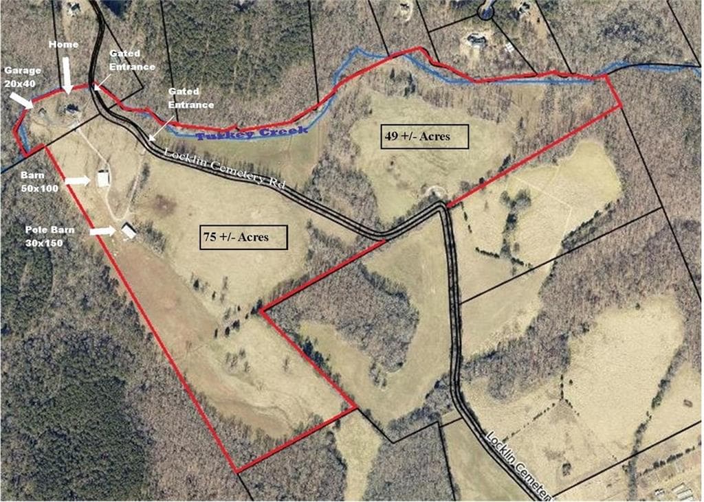 5 bedroom, 4 bathroom other for sale at 1650 Locklin Cemetery Road, Monroe, GA 30656
