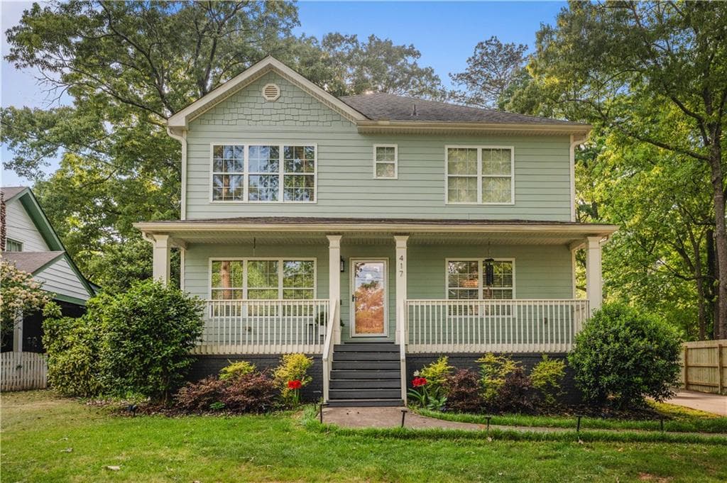 5 bedroom, 5 bathroom, 3,500 sq ft single family residence sold at 417 Ashburton Ave SE, Atlanta, GA 30317