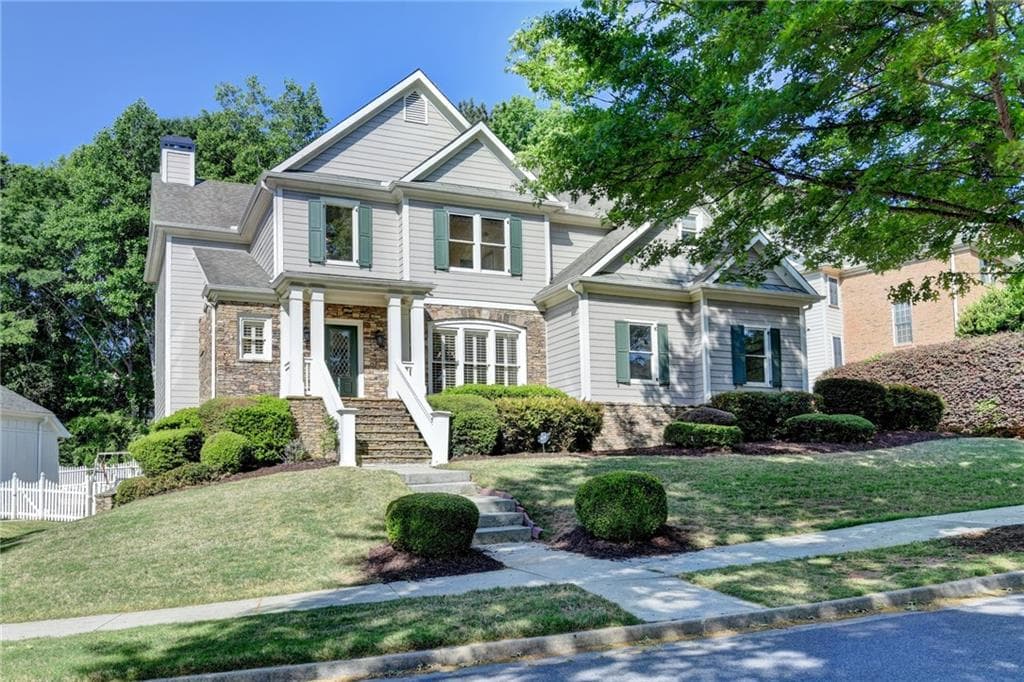 6 bedroom, 5 bathroom, 5,673 sq ft single family residence sold at 5014 Dovecote Trail, Suwanee, GA 30024