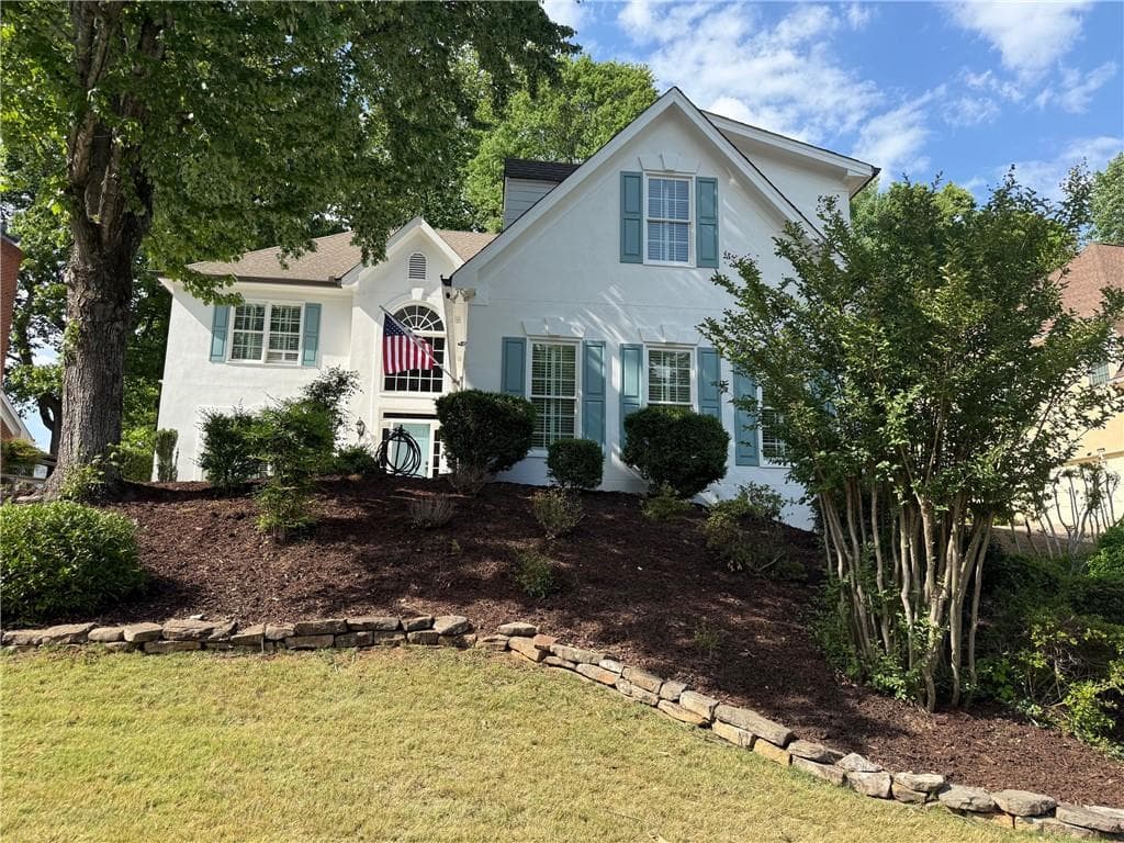4 bedroom, 4 bathroom, 3,339 sq ft single family residence sold at 220 May Apple Lane, Alpharetta, GA 30005