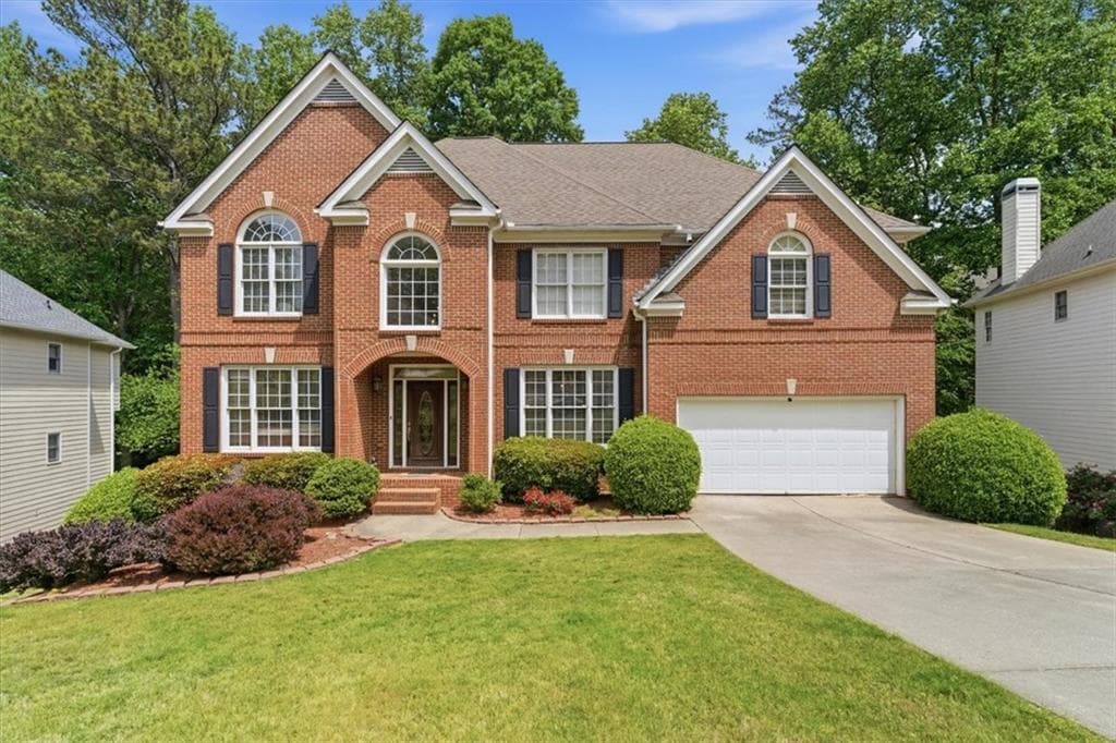 6 bedroom, 5 bathroom, 5,308 sq ft single family residence sold at 6711 Wessex Downs Drive, Alpharetta, GA 30005