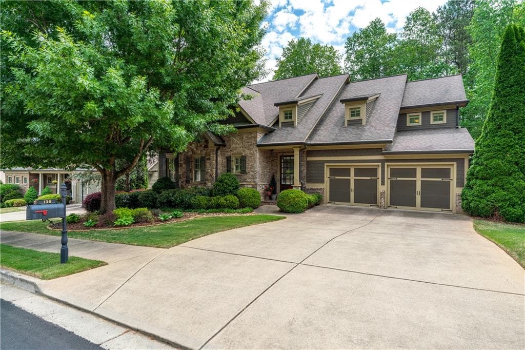 5 bedroom, 4 bathroom, 4,119 sq ft single family residence sold at 136 Lullwater Lane, Dallas, GA 30132