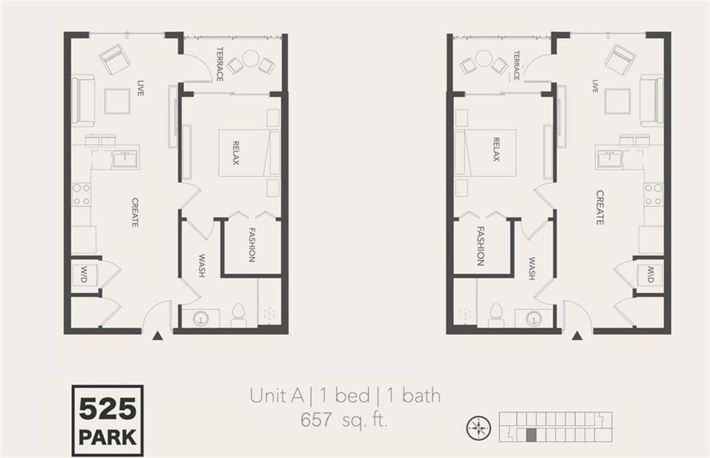 1 bedroom, 1 bathroom, 657 sq ft condominium for sale at 525 Parkway Drive 512, Atlanta, GA 30354 — photo 3
