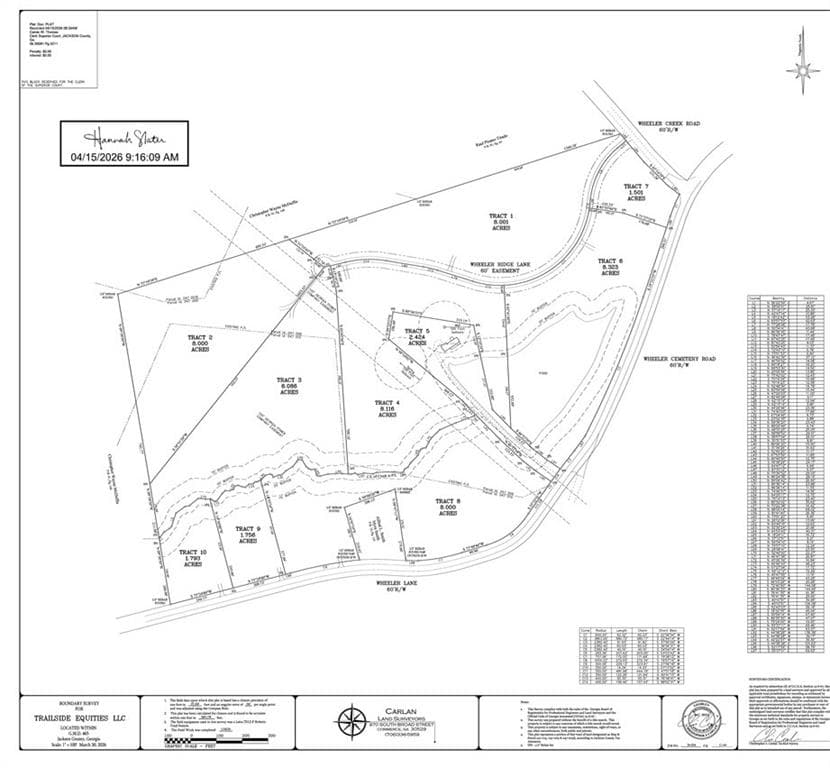 other for sale at LOT 2 Wheeler Creek Road, Maysville, GA 30558 — photo 3
