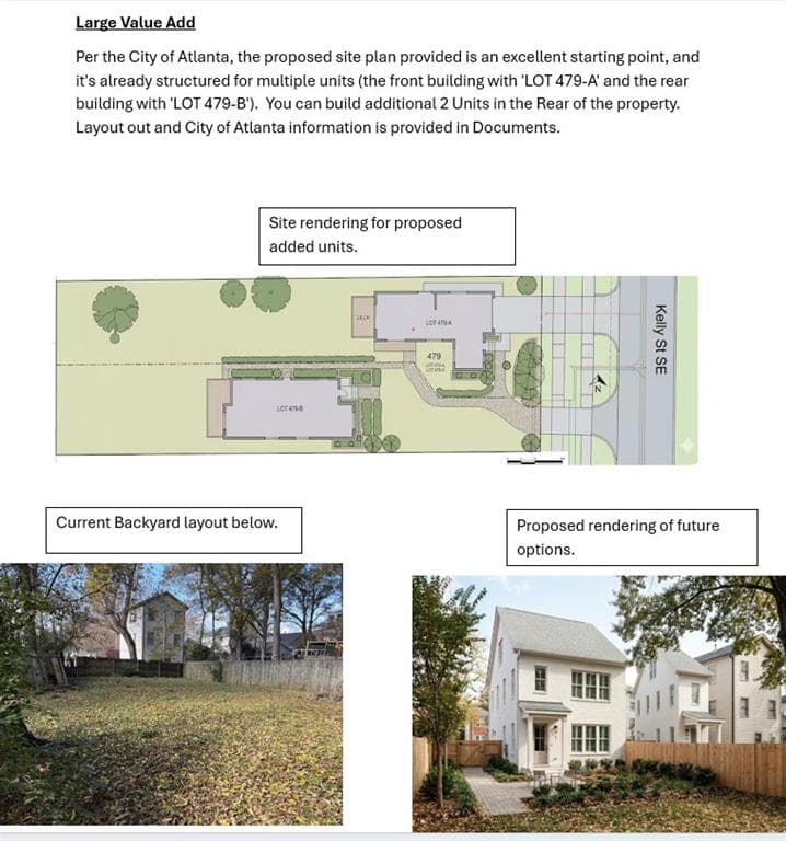 quadruplex for sale at 479 KELLY Street, Atlanta, GA 30312 — photo 3