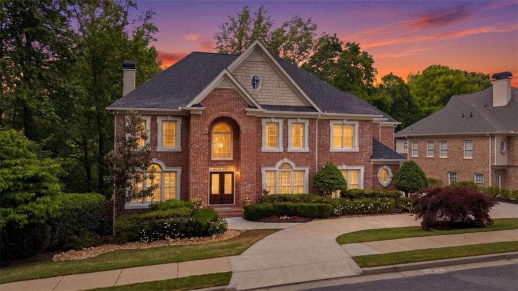 6 bedroom, 8 bathroom, 7,059 sq ft single family residence for sale at 4545 Bastion Drive, Roswell, GA 30075