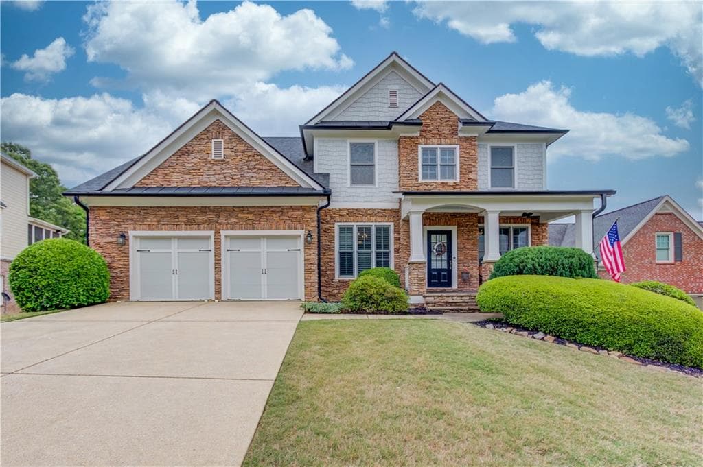 6 bedroom, 5 bathroom, 4,500 sq ft single family residence sold at 7568 Brookstone Circle, Flowery Branch, GA 30542