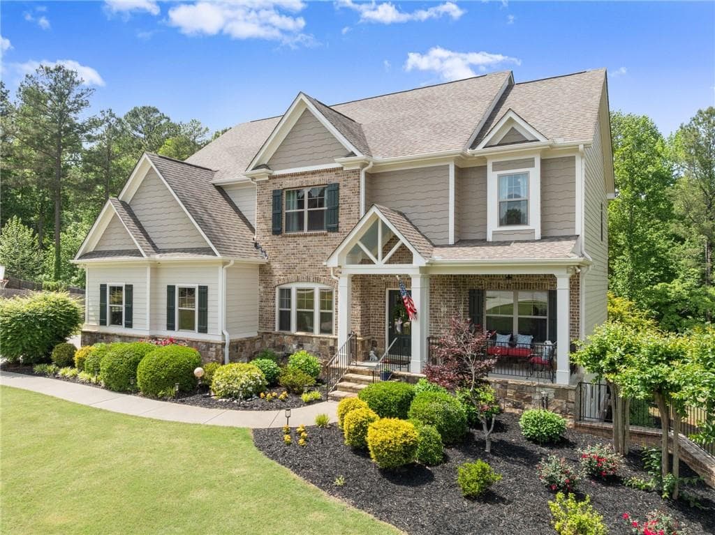 6 bedroom, 5 bathroom, 3,987 sq ft single family residence for sale at 1247 Sterling Lake Drive, Jefferson, GA 30549