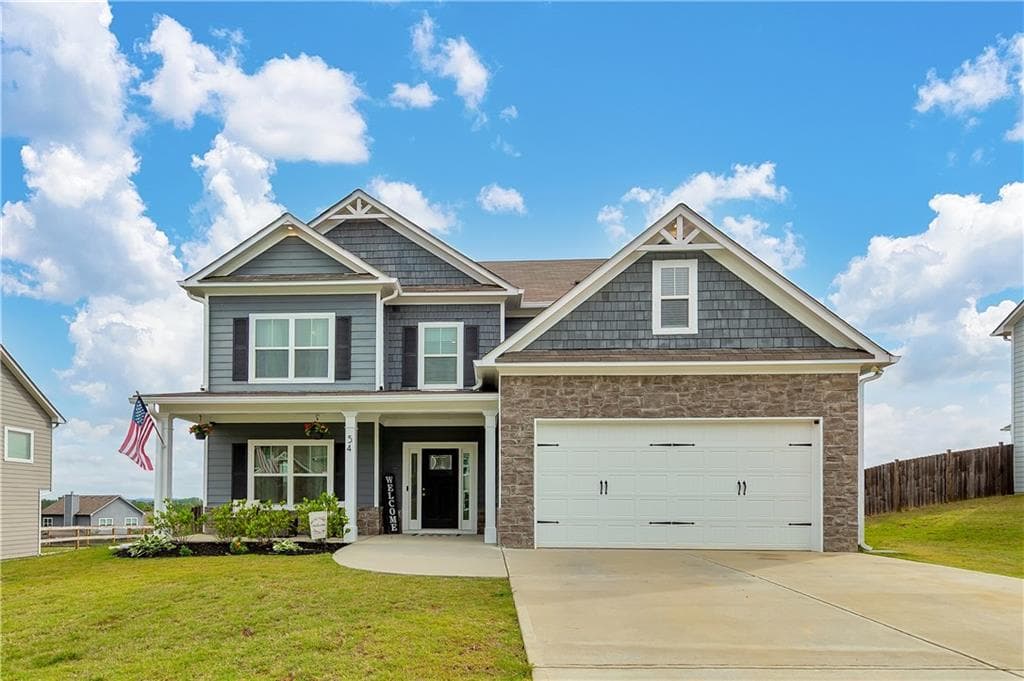 4 bedroom, 3 bathroom, 2,760 sq ft single family residence sold at 54 Ashbridge Lane, Dallas, GA 30132