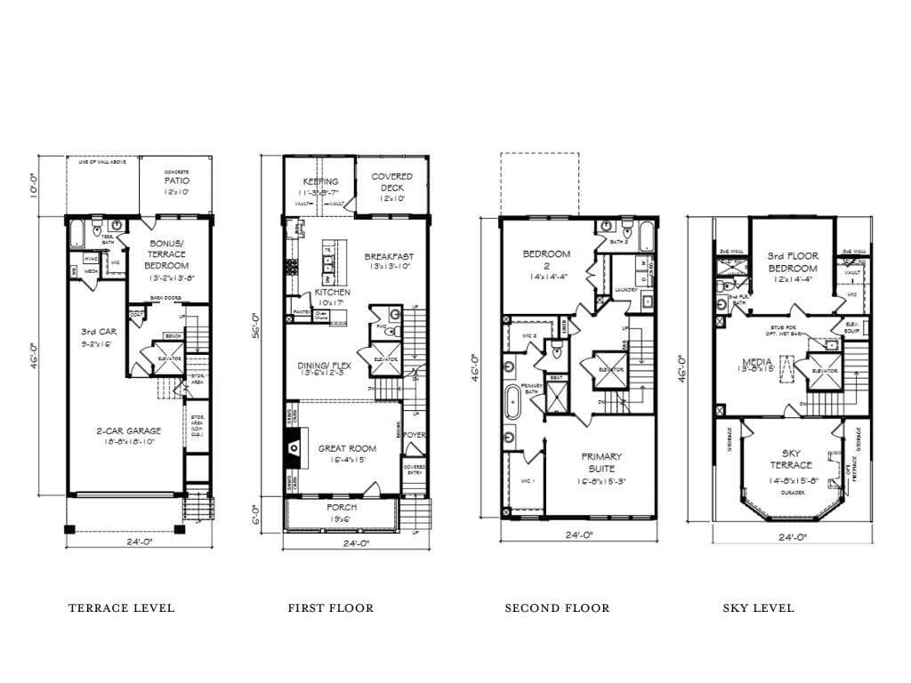 4 bedroom, 5 bathroom, 3,575 sq ft townhouse under contract at 3440 Commander Cove, Suwanee, GA 30024 — photo 6