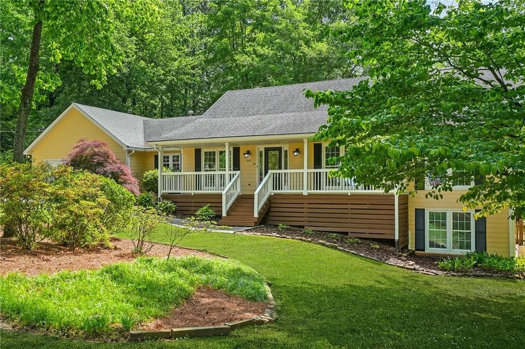 4 bedroom, 4 bathroom, 3,489 sq ft single family residence sold at 266 Lantern Ridge Court, Alpharetta, GA 30009