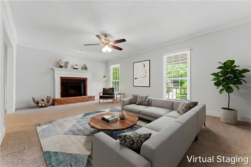 4 bedroom, 3 bathroom, 2,525 sq ft single family residence for sale at 2568 N Arbor Trail, Marietta, GA 30066 — photo 5