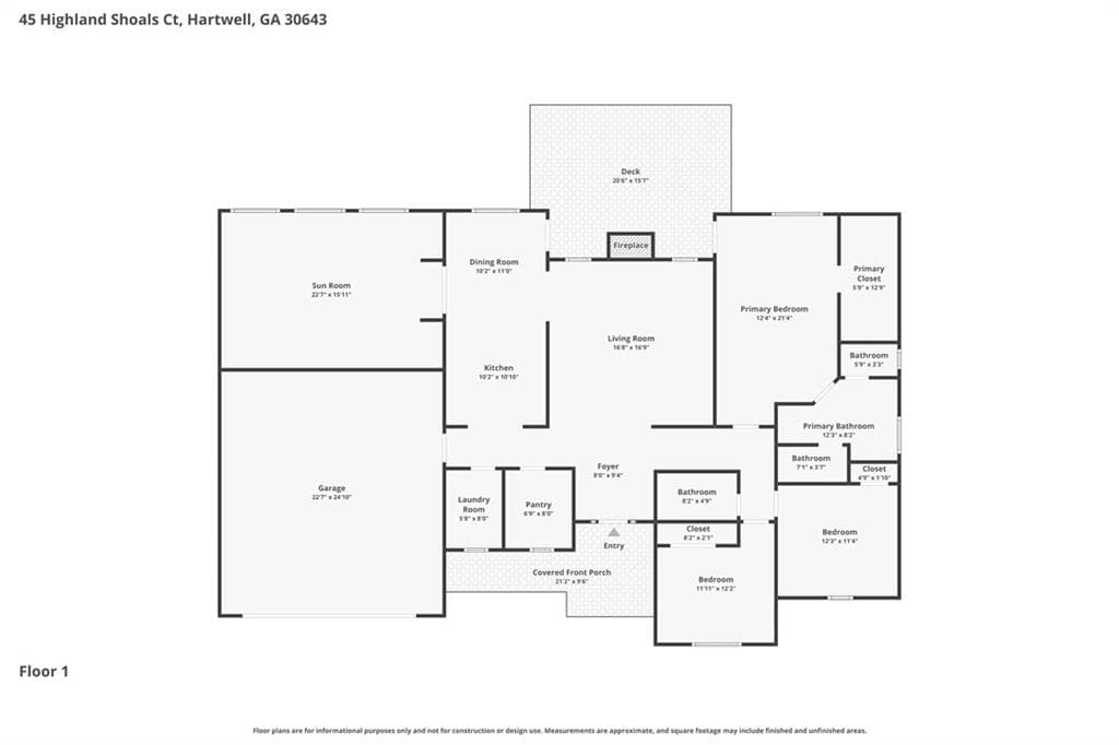3 bedroom, 2 bathroom, 2,134 sq ft single family residence for sale at 45 Highland Shoals Court, Hartwell, GA 30643 — photo 3