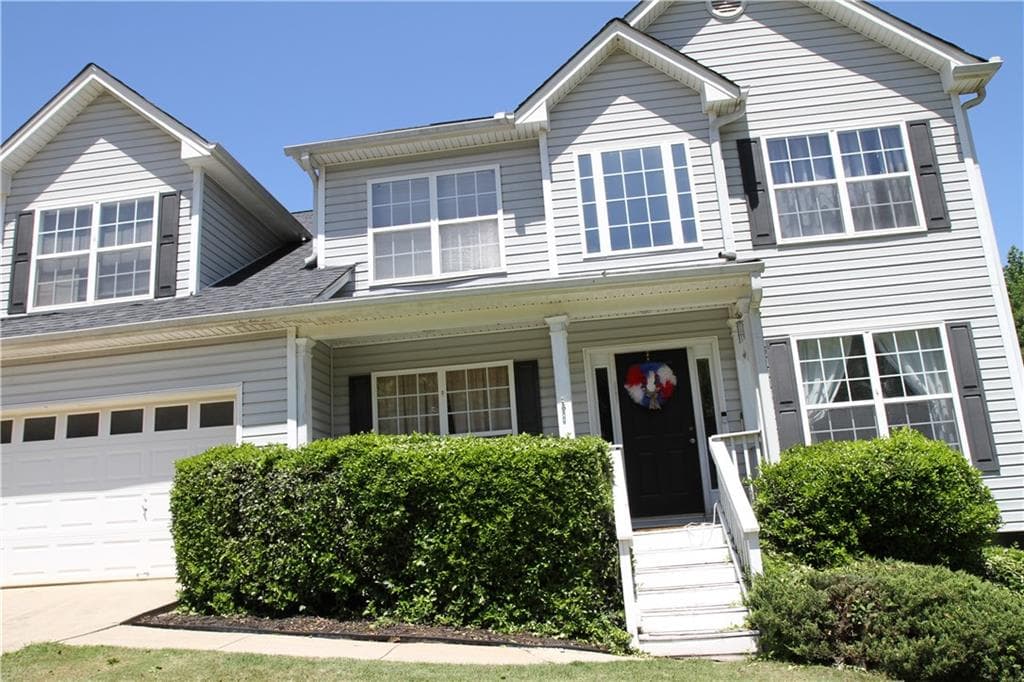 4 bedroom, 3 bathroom, 2,834 sq ft single family residence for sale at 7270 Litany Court, Flowery Branch, GA 30542 — photo 1 of 47