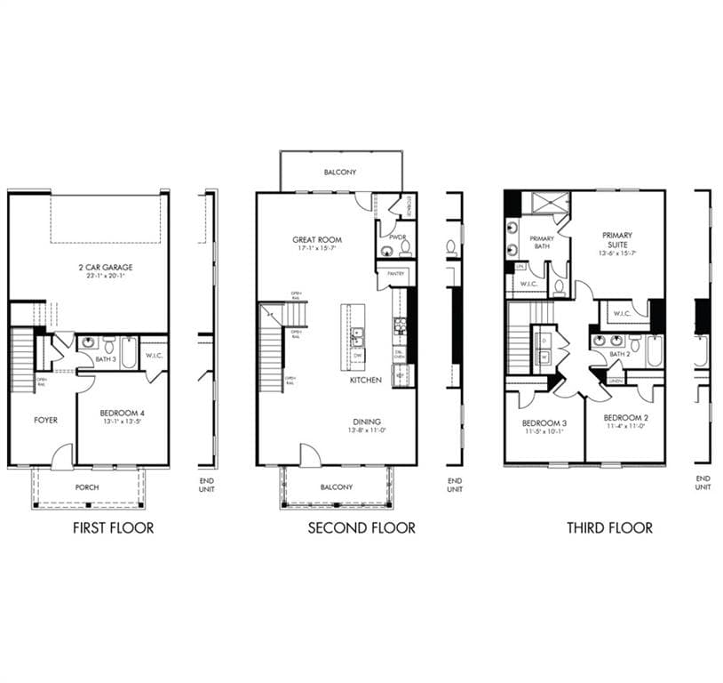 4 bedroom, 5 bathroom, 2,247 sq ft townhouse under contract at 6460 Pinin Place, Cumming, GA 30041 — photo 4