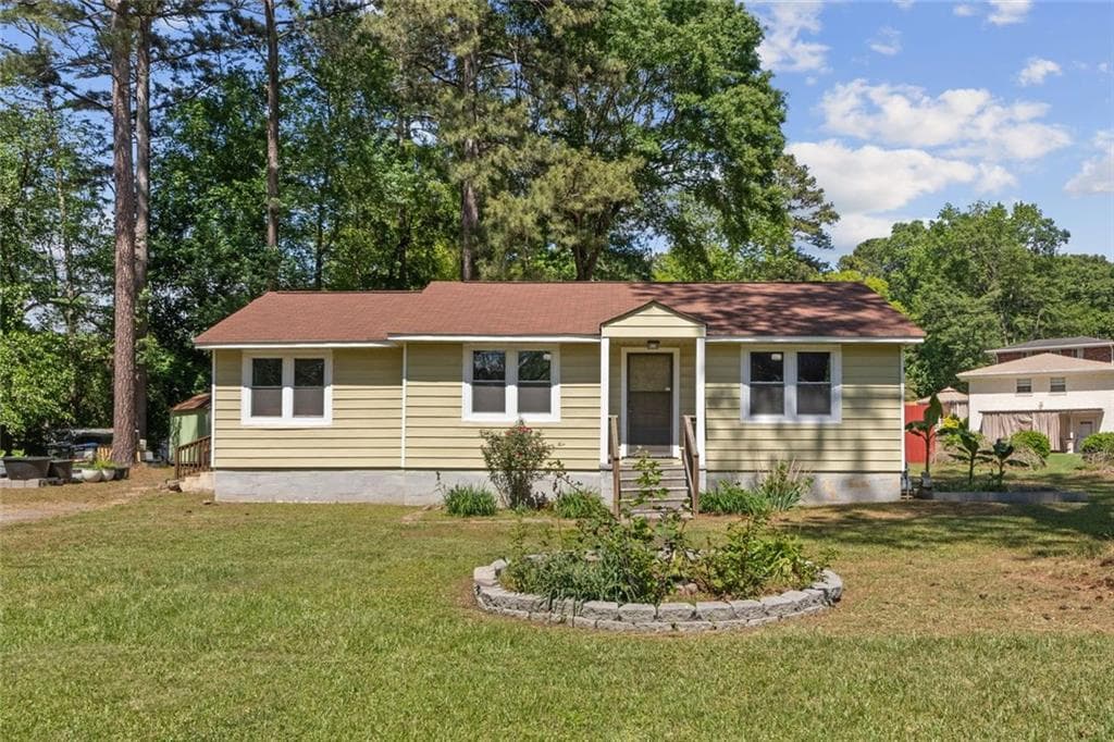 3 bedroom, 1 bathroom, 1,122 sq ft single family residence sold at 1069 Merritt Road, Marietta, GA 30062