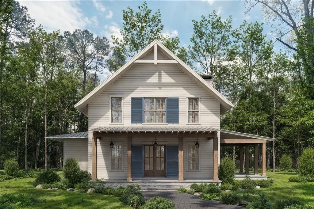 4 bedroom, 4 bathroom, 2,882 sq ft single family residence for sale at 7650 Hopkins Road, Chattahoochee Hills, GA 30268 — photo 1 of 7