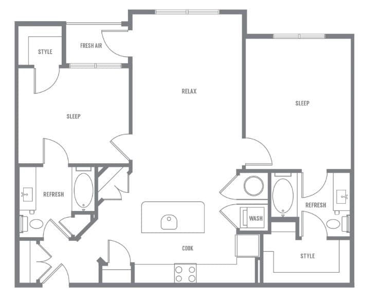 2 bedroom, 2 bathroom, 1,117 sq ft apartment for rent at 6255 Riverview Road 3117, Mableton, GA 30126 for $2,005 a month — photo 5