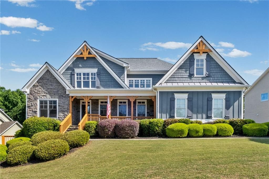 6 bedroom, 4 bathroom, 4,422 sq ft single family residence for sale at 8670 Gilmer Fort, Ball Ground, GA 30107