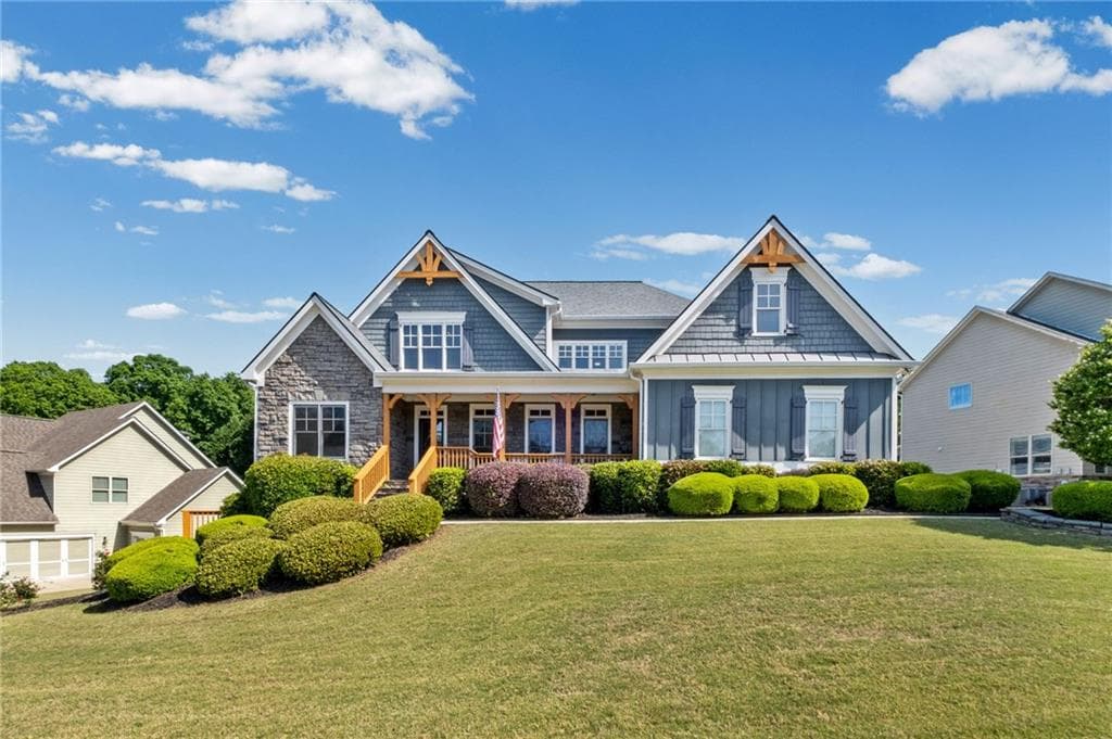 6 bedroom, 4 bathroom, 4,422 sq ft single family residence for sale at 8670 Gilmer Fort, Ball Ground, GA 30107 — photo 2