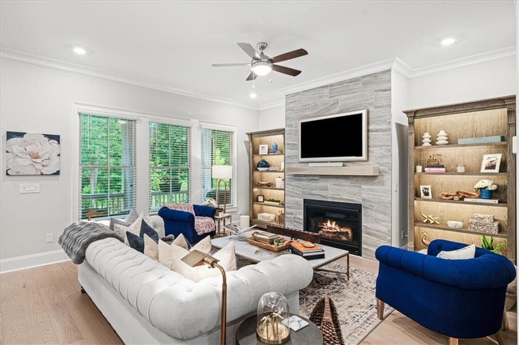 4 bedroom, 5 bathroom, 3,040 sq ft single family residence for sale at 410 Anglin Walk, Alpharetta, GA 30009 — photo 4