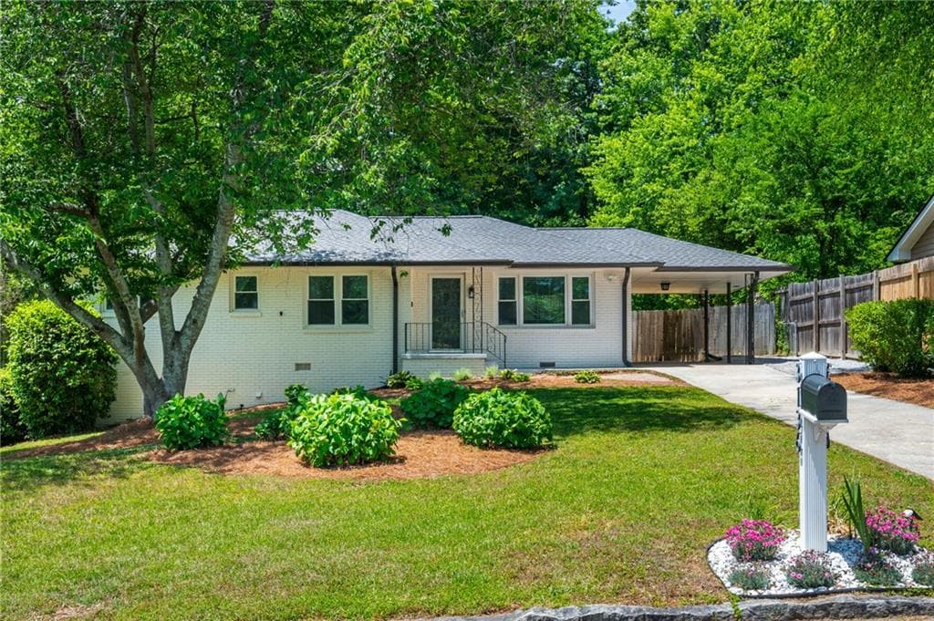 3 bedroom, 2 bathroom, 1,266 sq ft single family residence sold at 3136 Meadowood Lane, Atlanta, GA 30341