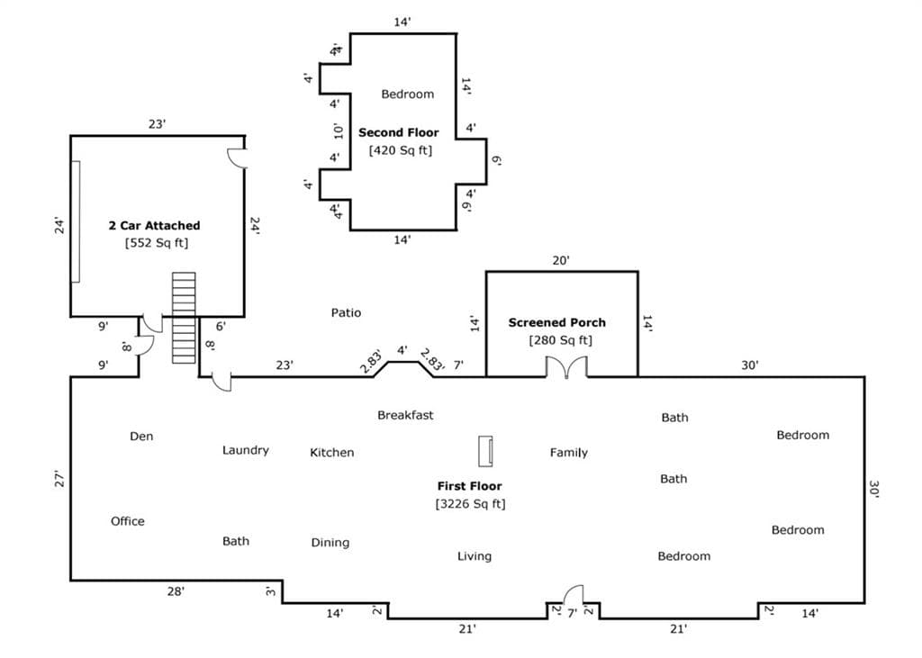 5 bedroom, 3 bathroom, 3,614 sq ft single family residence for sale at 945 Poplar Street, Monroe, GA 30655 — photo 8