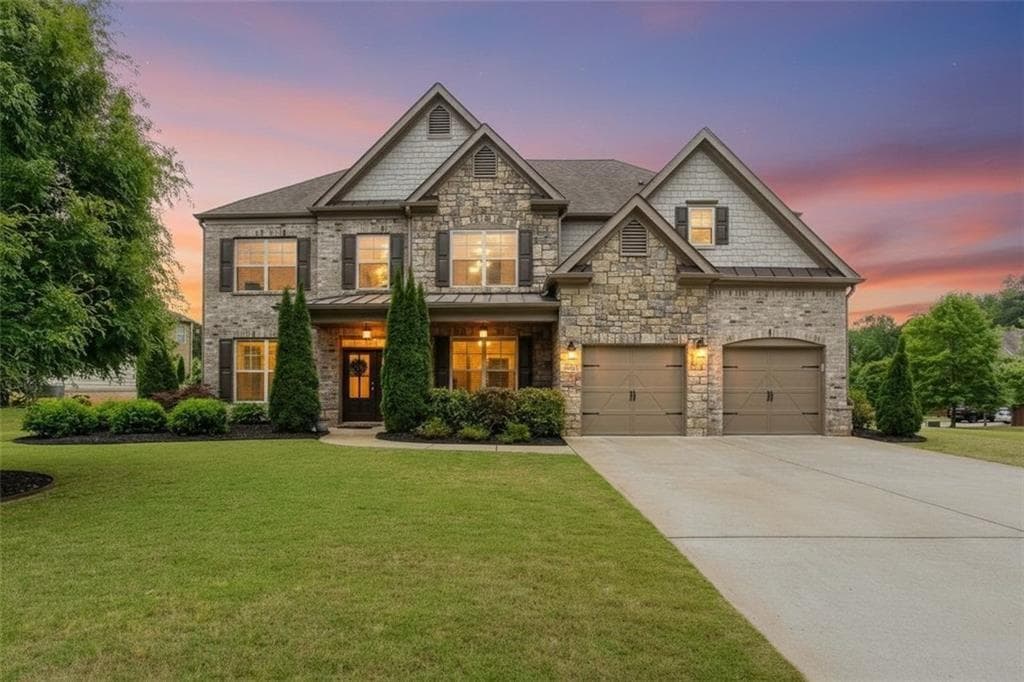 5 bedroom, 4 bathroom, 4,136 sq ft single family residence sold at 802 Omaha Place, Kennesaw, GA 30152