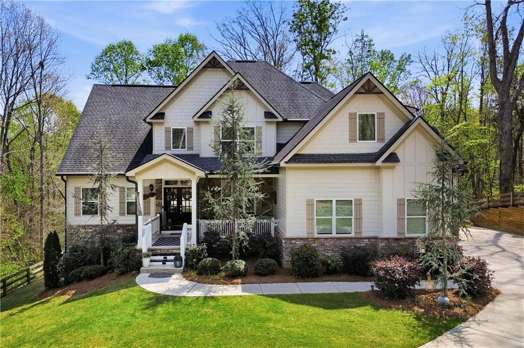 6 bedroom, 4 bathroom, 4,430 sq ft single family residence sold at 86 Stony Court, Dawsonville, GA 30534