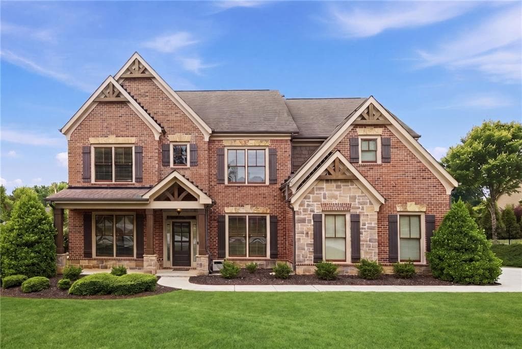 5 bedroom, 4 bathroom, 3,475 sq ft single family residence for sale at 1884 Granite Hill Court, Hoschton, GA 30548 — photo 1 of 48