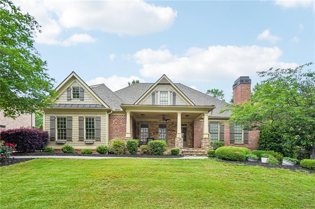 6 bedroom, 6 bathroom, 7,106 sq ft single family residence for sale at 2919 Hidden Falls Drive, Buford, GA 30519
