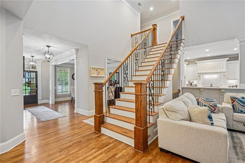 6 bedroom, 6 bathroom, 7,106 sq ft single family residence for sale at 2919 Hidden Falls Drive, Buford, GA 30519 — photo 8