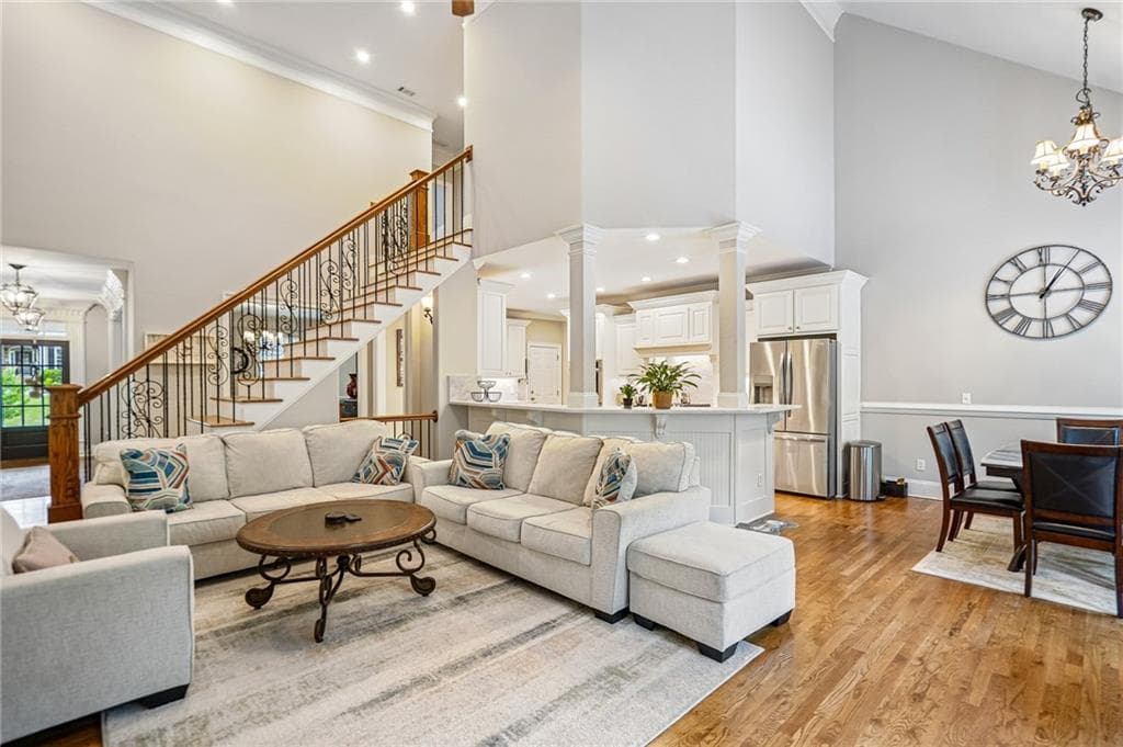 6 bedroom, 6 bathroom, 7,106 sq ft single family residence for sale at 2919 Hidden Falls Drive, Buford, GA 30519 — photo 4
