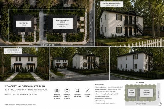 quadruplex for sale at 479 KELLY Street, Atlanta, GA 30312 — photo 6