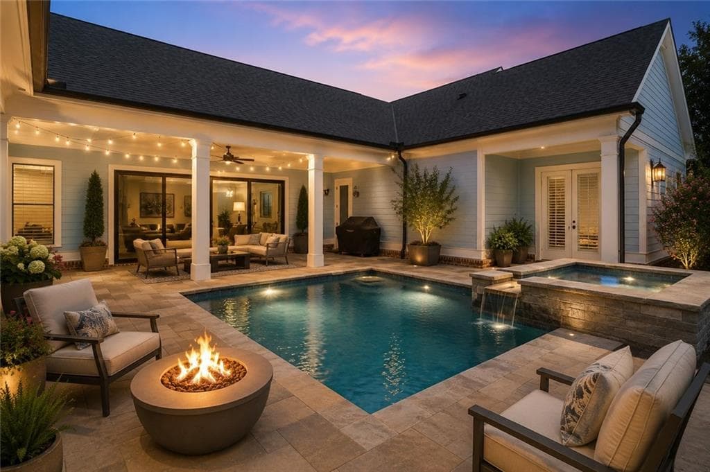 5 bedroom, 6 bathroom, 3,985 sq ft single family residence for sale at 2030 Greenleffe Drive, Statham, GA 30666 — photo 2