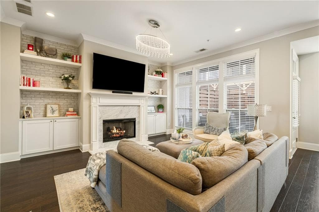 4 bedroom, 4 bathroom, 3,900 sq ft townhouse for sale at 555 Verismo Way, Alpharetta, GA 30009 — photo 6