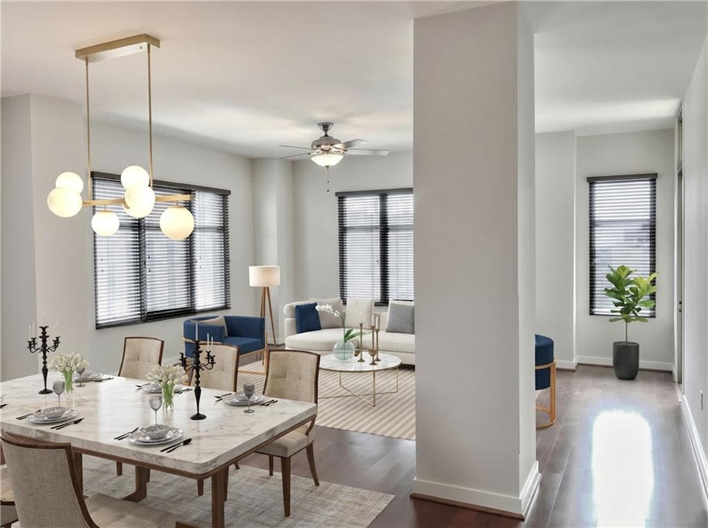 2 bedroom, 2 bathroom, 1,480 sq ft condominium for rent at 565 Peachtree Street 1104, Atlanta, GA 30308 for $2,700 a month — photo 1 of 27