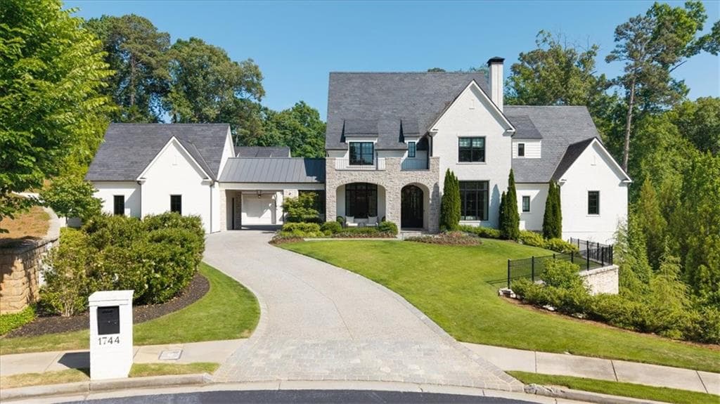 6 bedroom, 9 bathroom, 10,173 sq ft single family residence sold at 1744 Randall Mill Way, Atlanta, GA 30327